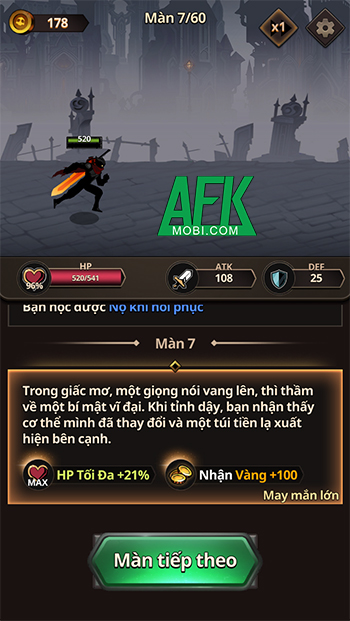 Bắt đầu những cuộc phiêu lưu text-based tại game Shadow Adventure: RPG Journey 1