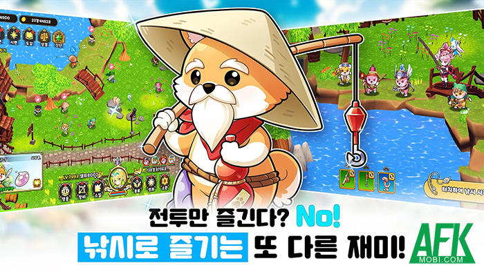 Shiba Adventure Party game nhàn rỗi với phong cách đồ họa hoạt hình Hàn Quốc ngộ nghĩnh 3
