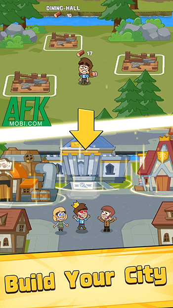 Shining Hero game mô phỏng kết hợp chiến thuật lấy cảm hứng từ The Fairly OddParents 1