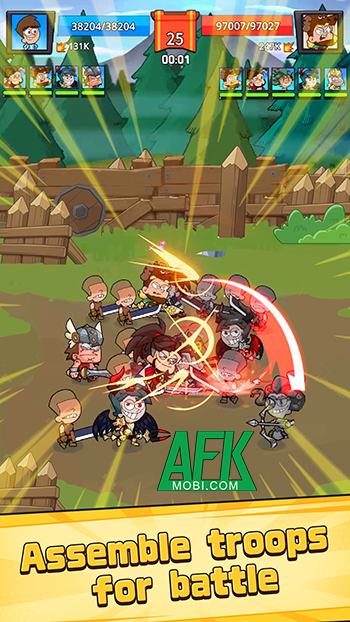 Shining Hero game mô phỏng kết hợp chiến thuật lấy cảm hứng từ The Fairly OddParents 3