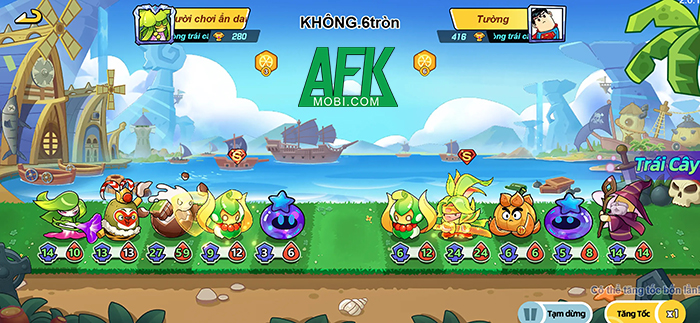 Siêu Đậu Tiến Công game chiến thuật lấy chủ đề rau củ quả cập bến thị trường Việt Nam 1