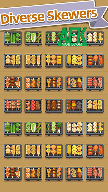 Skewer Time game casual giải đố ghép 3 lấy chủ đề xiên que nướng độc đáo 3