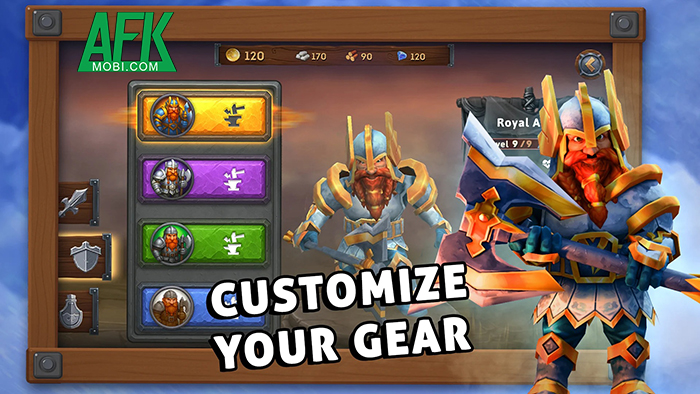 Chiến đấu bằng cách xoay vũ khí cận chiến trong game Slash Arena: PVP Battle Royale 3