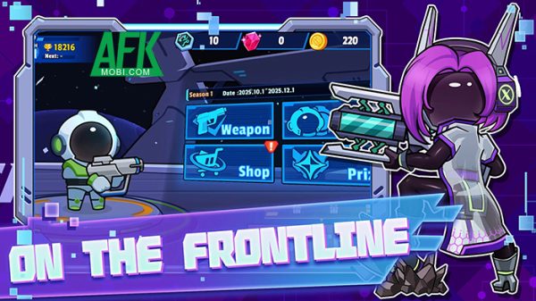 Imposter Battle Royale có phiên bản kế nhiệm chính thức mang tên Space Hunger: Battle Royale afkmobi spacehungerbattleroyale 1jpg