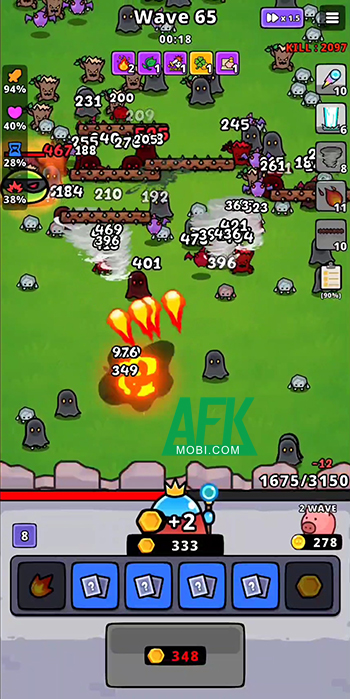 Quay máy đánh bạc để gia tăng khả năng phòng thủ trong game Spin Spin Defense 0