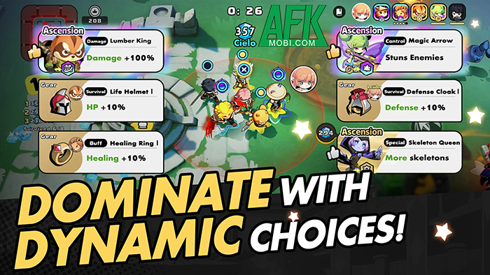 Squad Clash cho bạn gầy dựng tổ đội nhân vật trong những trận đấu săn kho báu trực tuyến 1