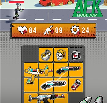 Chống lại bọn xác sống bằng các trang bị, vũ khí khác nhau tại Stand & Fight: Backpack Battle afkmobi standfightbackpackbattle 1jpg