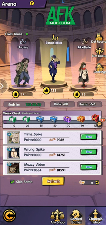 Stand Saga: Bizarre Trip game đấu tướng rảnh tay lấy chủ đề JoJo's Bizarre Adventure 3 Stand Saga: Bizarre Trip game đấu tướng rảnh tay lấy chủ đề JoJo's Bizarre Adventure 3