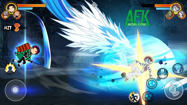 Stick Demon Shadow Fight game đối kháng lấy chủ đề Demon Slayer kết hợp Người Que afkmobi stickdemonshadowfight 1jpg