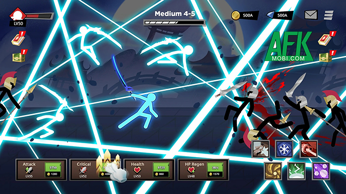 Phát triển anh hùng của bạn để đánh bại thế lực bóng tối trong Stickman vs Monster: Idle RPG 0 Phát triển anh hùng của bạn để đánh bại thế lực bóng tối trong Stickman vs Monster: Idle RPG 0