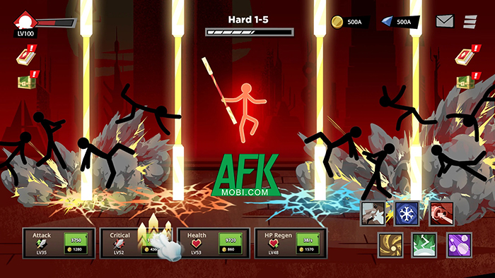 Phát triển anh hùng của bạn để đánh bại thế lực bóng tối trong Stickman vs Monster: Idle RPG 1 Phát triển anh hùng của bạn để đánh bại thế lực bóng tối trong Stickman vs Monster: Idle RPG 1