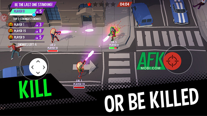 Các người chơi sẽ được chiến đấu sinh tồn trên chiến trường đường phố tại game Street Riots 0