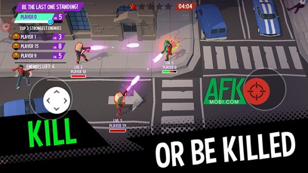 Các người chơi sẽ được chiến đấu sinh tồn trên chiến trường đường phố tại game Street Riots afkmobi streetriots 1jpg