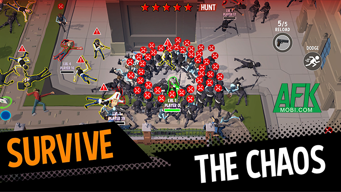 Các người chơi sẽ được chiến đấu sinh tồn trên chiến trường đường phố tại game Street Riots 4