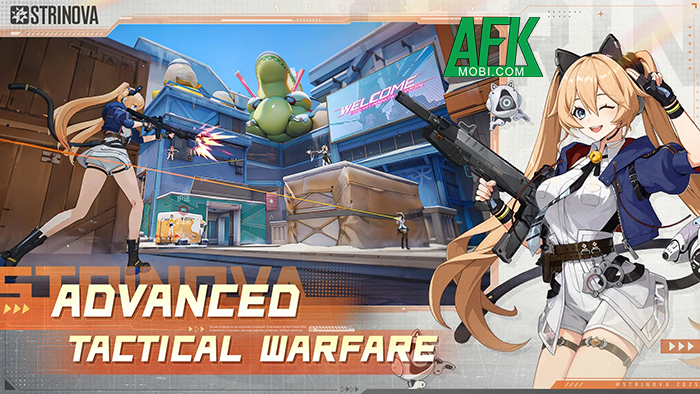 Strinova Mobile game hero shooter trực tuyến với phong cách đồ họa anime đẹp mắt 2