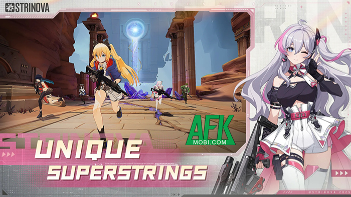 Strinova Mobile game hero shooter trực tuyến với phong cách đồ họa anime đẹp mắt 3