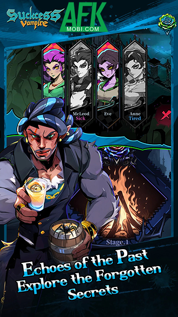 Quản lý quán rượu trong thế giới của ma cà rồng tại game Suckcess Vampire 3