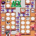 Sử dụng các quái vật sushi để phòng thủ trước các đợt kẻ thù trong SushiMon Defense afkmobi sushimondefense 1jpg