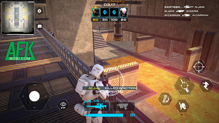 Tham gia vào những trận đấu súng đậm chất tương lai với SWAG - Multiplayer Shooter 5v5 3