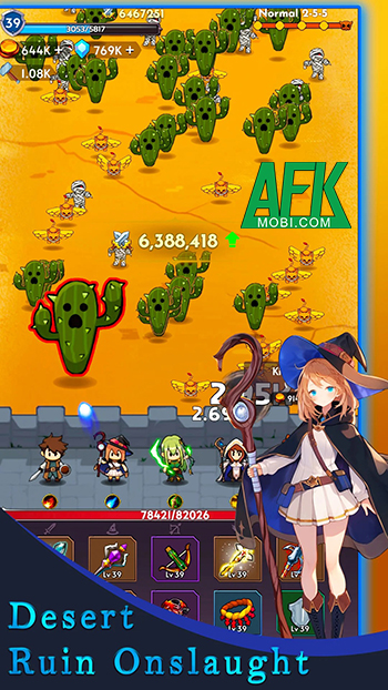 Mời bạn vào game Sword & Magic: Idle TD rèn trang bị cho các anh hùng sử dụng phòng thủ 2