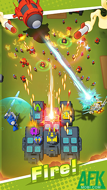 Phát triển chiếc xe tăng chiến đấu của bạn để chống lại bọn robot với Tank Fortress 0