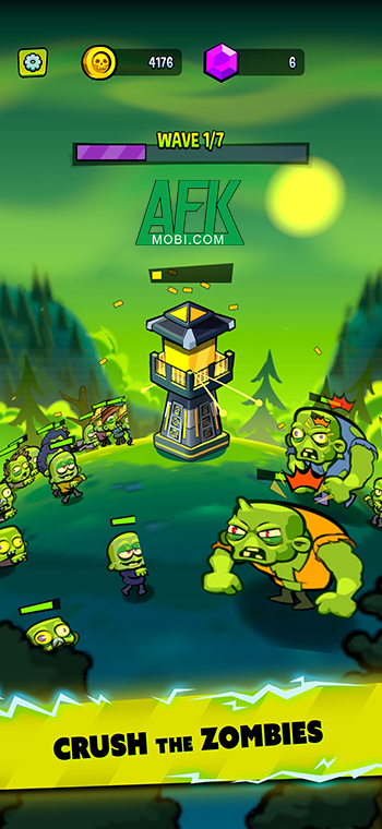 Phòng thủ bằng cách nhấn liên tục vào màn hình trong game Tapocalypse - Zombie Defense 0