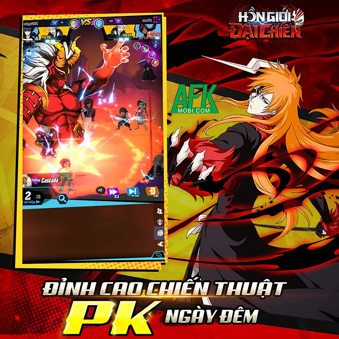 Hồn Giới Đại Chiến game thẻ tướng rảnh tay lấy chủ đề Bleach cập bến Việt Nam 2 Hồn Giới Đại Chiến game thẻ tướng rảnh tay lấy chủ đề Bleach cập bến Việt Nam 2