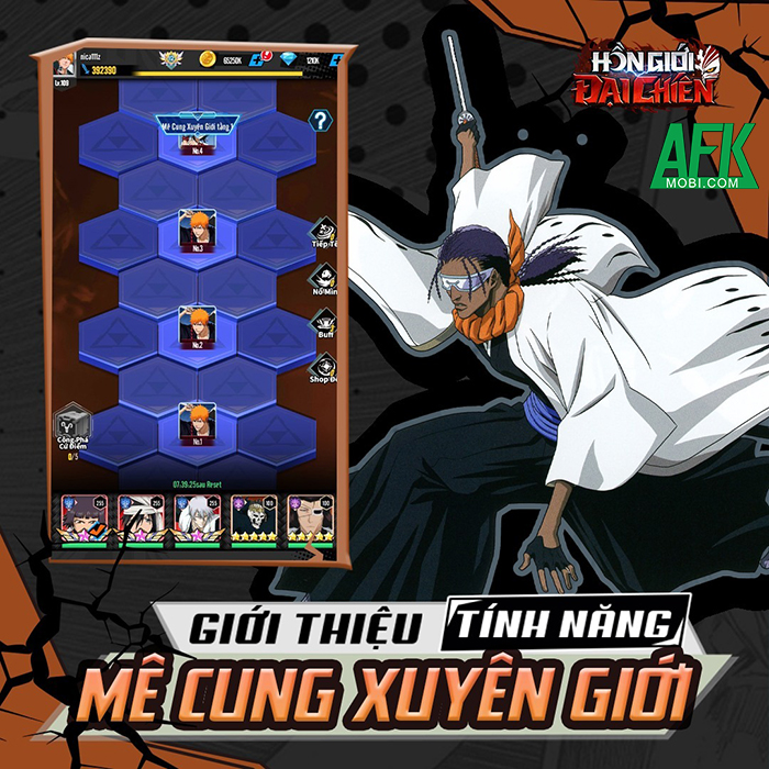Hồn Giới Đại Chiến game thẻ tướng rảnh tay lấy chủ đề Bleach cập bến Việt Nam 4 Hồn Giới Đại Chiến game thẻ tướng rảnh tay lấy chủ đề Bleach cập bến Việt Nam 4