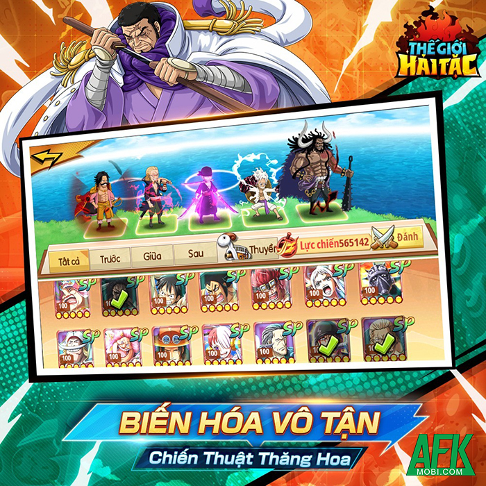 Thế Giới Hải Tặc game đấu tướng loạn chiến chủ đề One Piece cập bến Việt Nam 2 Thế Giới Hải Tặc game đấu tướng loạn chiến chủ đề One Piece cập bến Việt Nam 2