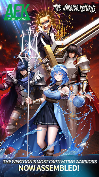 The Warrior Returns AFK game idle lấy chủ đề từ bộ webtoon Sự Trở Lại Của Anh Hùng Hủy Diệt 1
