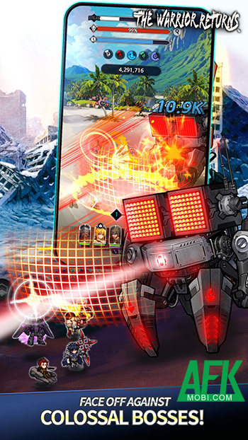 The Warrior Returns AFK game idle lấy chủ đề từ bộ webtoon Sự Trở Lại Của Anh Hùng Hủy Diệt 3