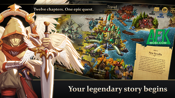 Xây dựng đội hình với các anh hùng lẫn sinh vật kì bí trong game Three Skies Ascension Mobile 0