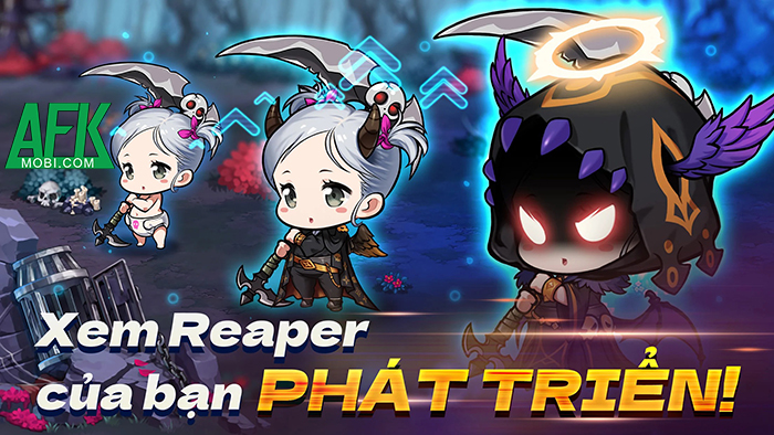 Tiny Reaper: Reborn mời game thủ phát triển thần chết nhí dễ thương của mình 4
