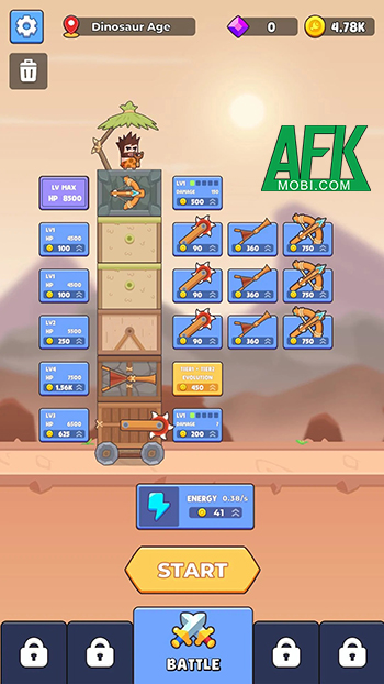 Phát triển tòa tháp di động chiến đấu qua các thời kì lịch sử tại Tower War: Battle Through Time 2