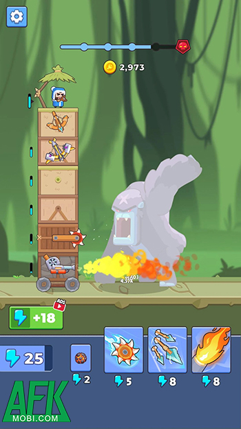 Phát triển tòa tháp di động chiến đấu qua các thời kì lịch sử tại Tower War: Battle Through Time 3