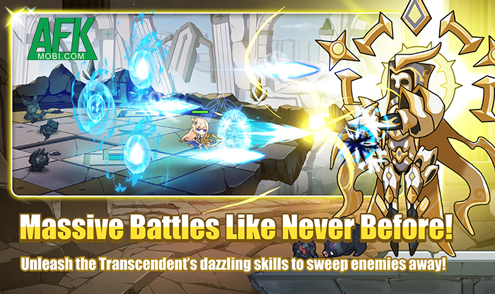 Nhập vai một nữ thần trong hành trình khôi phục sức mạnh tại game Transcendent: Idle RPG 1