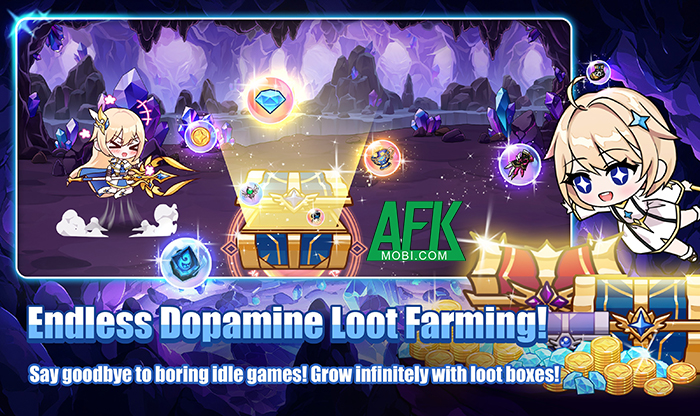 Nhập vai một nữ thần trong hành trình khôi phục sức mạnh tại game Transcendent: Idle RPG 3