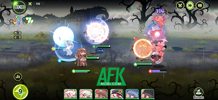 Tập hợp các sứ đồ dễ thương bắt đầu cuộc phiêu lưu chiến đấu trong game Trickcal: Chibi Go 2