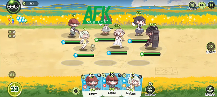 Tập hợp các sứ đồ dễ thương bắt đầu cuộc phiêu lưu chiến đấu trong game Trickcal: Chibi Go 3