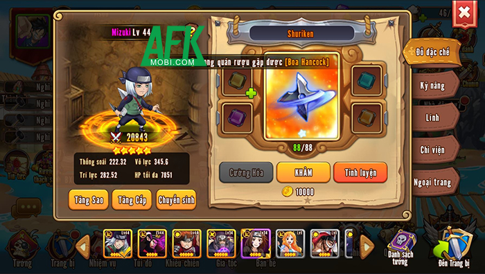 Tứ Hoàng Hỏa Quốc game đấu tướng chiến thuật chủ đề Naruto kết hợp One Piece 3 Tứ Hoàng Hỏa Quốc game đấu tướng chiến thuật chủ đề Naruto kết hợp One Piece 3