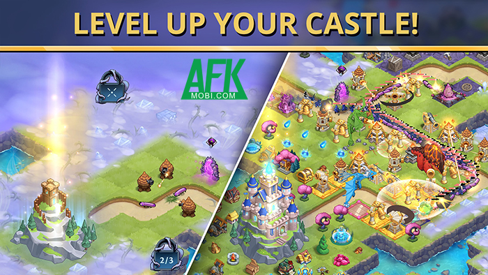 Giải tỏa làn sương mù đồng thời bảo vệ lâu đài với game Twilight Towers: Merge Defense 4