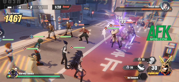 Ultimate Hero Class game đấu tướng lấy chủ đề My Hero Academia có đồ họa 3D anime tuyệt đẹp 3