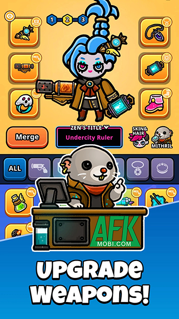 Chiến đấu tiêu diệt các đợt sinh vật đột biến trong game Undercity: Creature Survival 4