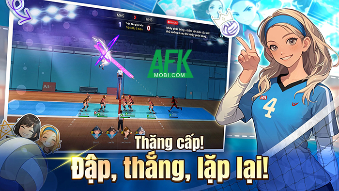 Gầy dựng đội bóng chuyền nữ của bản thân mình trong game Volley Girls: Volleyball SPIKE 0