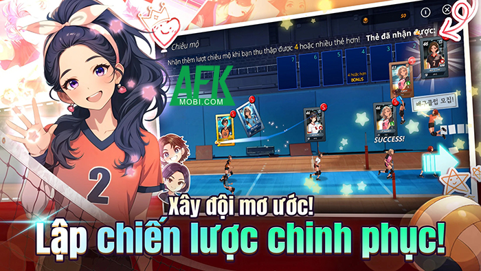 Gầy dựng đội bóng chuyền nữ của bản thân mình trong game Volley Girls: Volleyball SPIKE 3