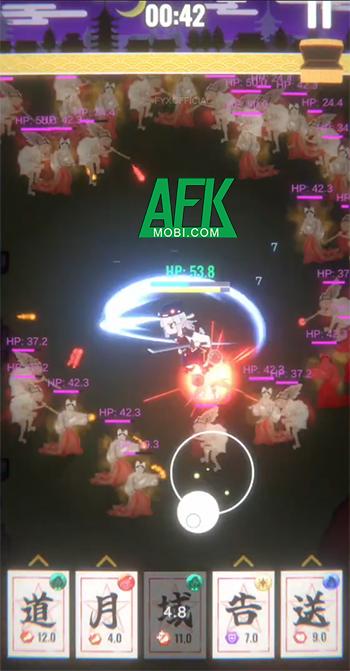 WamojiSword cho bạn vào vai một Âm Dương Sư để chiến đấu sinh tồn trước bọn yêu quái 1