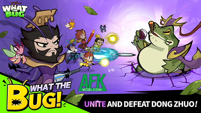 What the Bug: Three Kingdoms game đấu tướng kết hợp chủ đề Tam Quốc với côn trùng 3