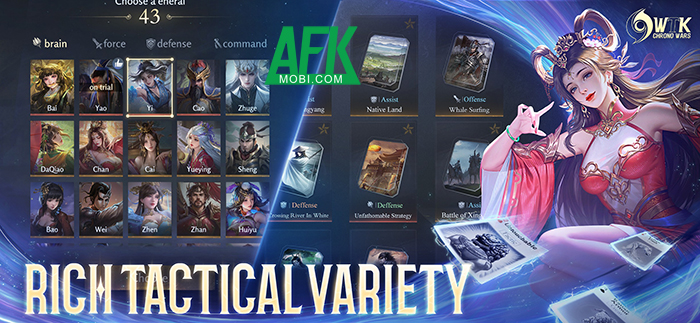 WTK: Chrono Wars game chiến thuật đấu thẻ bài lấy chủ đề Tam Quốc 1