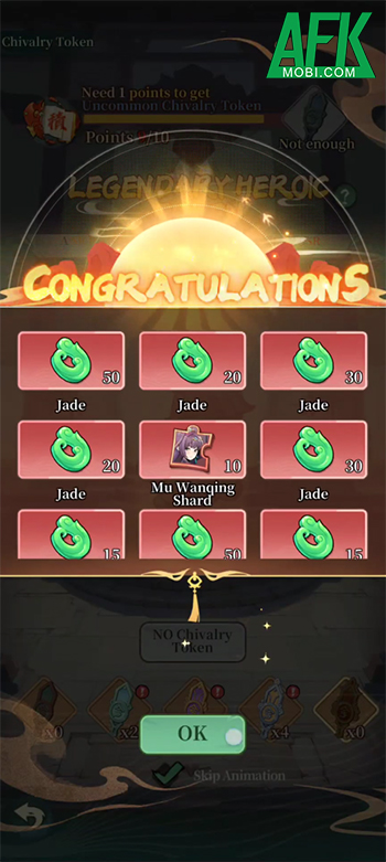 Wulin Buzz game idle thẻ tướng tap tap lấy chủ đề kiếm hiệp Kim Dung 3