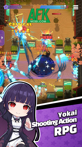 Yokai GO! - Super Cute Shooter cho game thủ điều khiển các nữ yêu ma chiến đấu 1